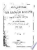 Grand dictionnaire de la langue latine