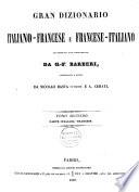 Grand dictionnaire français-italien et italien-français
