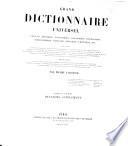 Grand dictionnaire universel: 1.-2. supplément. 1878-[90?