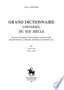 Grand dictionnaire universel du XIXe siècle