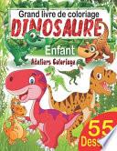 Grand Livre de Coloriage Dinosaure Enfant