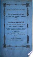 Grand-salon inaugural du Casino. LVI.me exposition de fleurs ... Discours prononcé lors de la distribution solennelle des prix ... 12 mars 1837