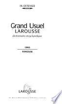 Grand usuel Larousse