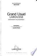 Grand Usuel Larousse