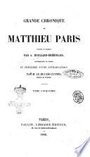Grande chronique de Matthieu Paris