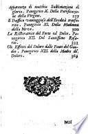 Grandezze di Maria Panegirici per tutte le sue festivita principali dell' anno
