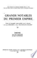 Grands notables du Premier Empire: Gironde