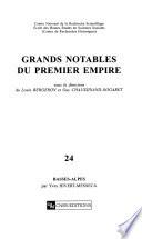 Grands notables du Premier Empire