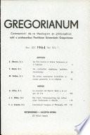 Gregorianum: Vol.45: 1