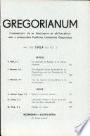 Gregorianum: Vol.45: 2