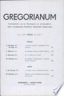 Gregorianum: Vol. 47, No. 2