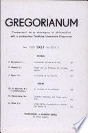 Gregorianum: Vol.48