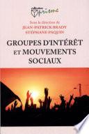 Groupes d'intérêt et mouvements sociaux