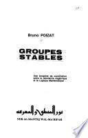 Groupes stables