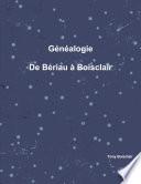 GŽnŽalogie de BŽriau ˆ Boisclair
