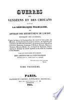 Guerres des Vendéens et des Chouans contre la République française