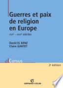 Guerres et paix de religion en Europe