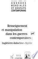 Guerres mondiales et conflits contemporains