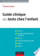 Guide clinique des tests chez l'enfant - 3e éd
