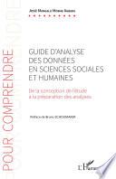 Guide d'analyse des données en sciences sociales et humaines