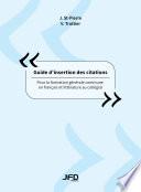 Guide d'insertion des citations