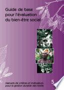Guide de base pour l'évaluation du bien-être social