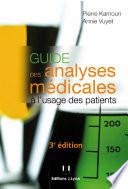 Guide des analyses médicales