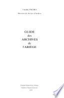 Guide des archives de l'Ariège