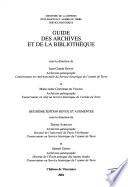 Guide des archives et de la bibliothèque