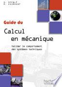 Guide du calcul en mécanique