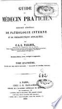 Guide du médecin praticien ou résumé général de pathologie interne et de thérapeutique appliquées