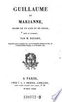 Guillaume et Marianne, drame en 1 acte