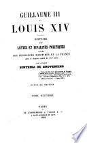 Guillaume III et Louis XIV.