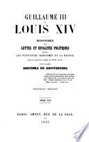 Guillaume III et Louis XIV