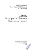 Habiter, le propre de l'humain