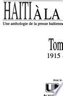 Haïti à la une: 1909-1915