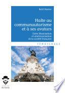 Halte au communautarisme et à ses avatars