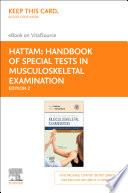 Handbook of Special Tests in Musculoskeletal Examination E-Book