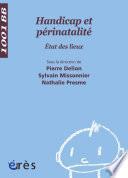 Handicap et périnatalité - 1001 bb n°95
