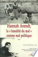 Hannah Arendt, les sans-Etat et le droit d'avoir des droits