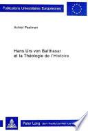 Hans Urs von Balthasar et la théologie de l'histoire