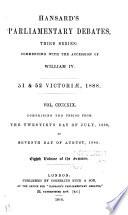 Hansard's Parliamentary Debates