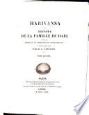 Harivansa ou histoire de la famille de Hari