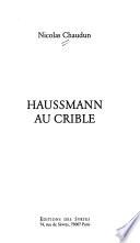 Haussmann au crible
