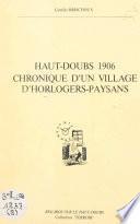 Haut-Doubs 1906