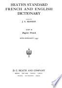 Heath's Standard French and English Dictionary: English-French