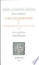 Hecatongraphie, 1544