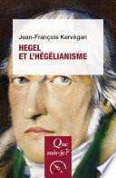 Hegel et l'hégélianisme