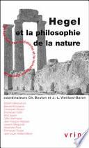 Hegel et la philosophie de la nature