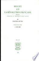 Hegel et la révolution française